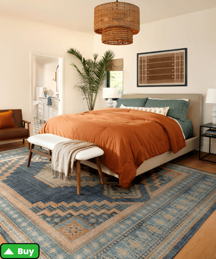 Guide to Finding the Perfect Rug for Your Queen Bed