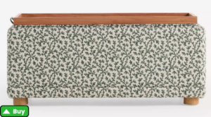 Celine Irena Small Storage Ottoman - anthropologie.com