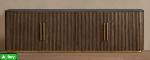 Finnley Media Console Mocha